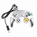 Produktbild GAMEGUGU Gamepad,Spiel-Controller, Wired Controller Joypad Joystick Gamepad Für Nintendo Für Gamecube Controller Für WII Vibration Gaming, Silber