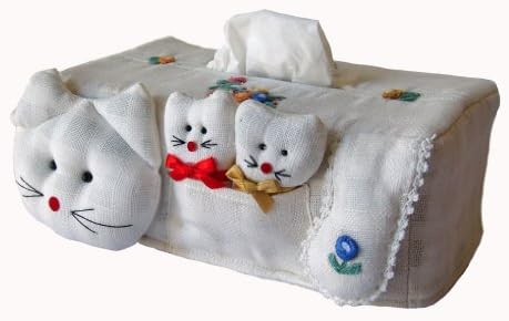Tissue Box Cover - Cat's Design