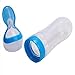 Hengsong Infant Silicone Feeding Bottle Squeeze Spoon Food Supplement Rice Cereal Bottle (Blue)
