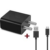 Fast Charger Compatible For Xiomi Mi Note 4 / Mi 5A / Mi Note 5 / Note 5 Pro Charger Adapter Like Mobile Charger Xiomi Redmi 3S Prime / Xiomi Mi Redmi 4 / Redmi 4A /Redmi Note 5/Redmi 5/Redmi 5A/ Redmi Note 4 Compatible Charger Like Wall Charger With 2 ampere 1 Meter Micro USB Cable Charging Data Cable 1 Mtr.-(White/Black) By Ahmad Enterprise