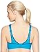 Glamorise Women's 1066 No Bounce Full Support Sport Bra, Malibu Blue, 38C