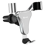 ▶[ EINFACHE INSTALLATION ] Unser auto handyhalter nutzt die Schwerkraft und Interaktionsdesign, sobald die Geräte eingelegt sind, treibt das Gewicht des Telefons die Arme zum Schrumpfen, um es festzuhalten. Entfernen Sie das Telefon und der Clip wird automatisch freigegeben. Einhandbedienung, einfach und bequem