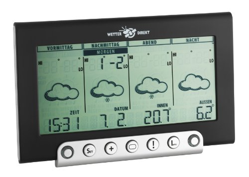 TFA Dostmann satellitengestützte Funkwetterstation Tempesta 300 mit Wetterdirekt Technologie 35.5050.IT - 3