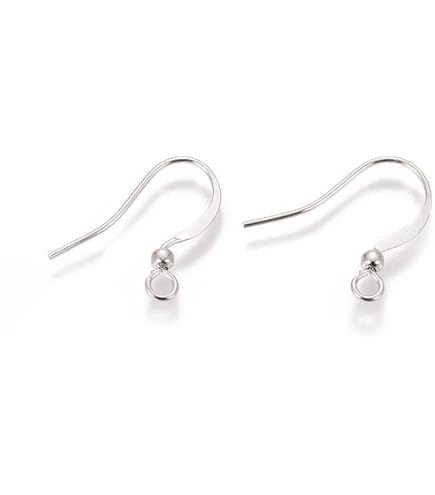 100 Pezzi Di Filo Per Orecchini A Forma Di Amo Da Pesca Placcato - Foto 7