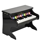 mini klavier flügel Produktdetails · Klavier aus massivem Holz, hochglänzend schwarz lackiert · Höhe: ca. 29 cm · Breite: ca. 42 cm · Tiefe: ca. 24 cm · Gewicht ca. 5 kg