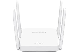 MERCUSYS AC1200 Wireless Dual Band WiFi Router Mercusys AC10 | 1200 Mbps Wi-Fi Speed | 4 High Gain Antennas | Parental Control | IPTV and IPv6 Supported