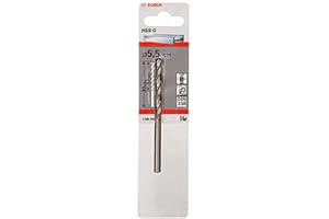 Bosch Professional 1x Metal drill bits HSS-G DIN 338 (for metal, Ø 5.5 x 57 x 93 mm, Accessory Drill Driver)