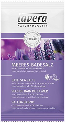Lavera Bath Sea Salt, Organic Lavender/Aloe Vera
