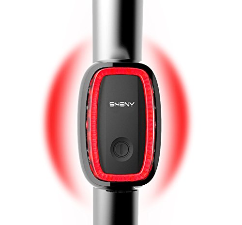 Sheny LED Fahrrad Rücklicht 7Beleuchtungsmodi IPX6 Wasserdicht USB Wiederaufladbare Lichtsensor und Bewegungssensor Automatische On/Off
