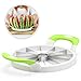 Produktbild Urcover | Melonenpresser Melonenteiler Melonenschneider | Silber/Grün | Melonenmesser Ausstecher Obstmesser Küchenhelfer Watermelon Slicer Größe: L