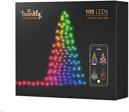 Twinkly 2nd Generation - Starter 105 LEDs, Smart Xmas Lights controllable via smartpones (iOS and Android)