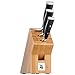 Produktbild WMF Messerblock mit Messerset 4-teilig Grand Class 3 Messer geschmiedet Performance Cut und 1 Block aus Bambus