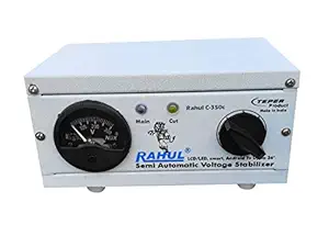 Rahul C-350c 300 VA 140-280 Volt Manual 8 Booster 1 Crt TV/LCD,LED Up to 32