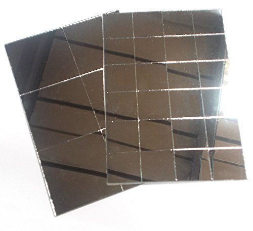 , selbstklebend, flexibel Echter Spiegel Fliesen 25 mm & 50 mm Probe