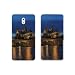 Produktbild RV Leather Flip case Schale Nokia 3.1 (2018) Monument - Notre Dame Paris Night