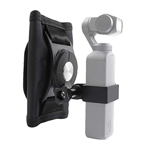 O'woda Expansion Kit Backpack Strap Support Stand Swivel with 1/4 inch Aluminum Screw Adapter Bracket for DJI Osmo Pocket / Action Accessories Gimbal stabilizer Support