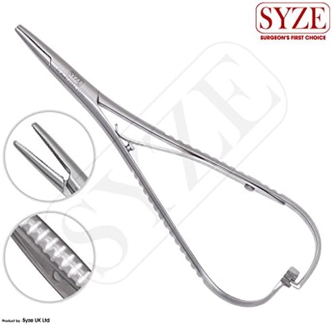 SYZE Orthodontic Dental Mathieu Needle Holder Forceps Suturing Utility Pliers