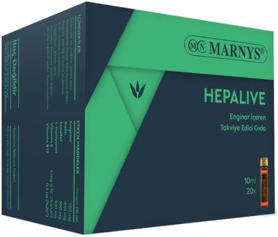 Marnys Hepalive Enginar 10 ml 20 Ampul