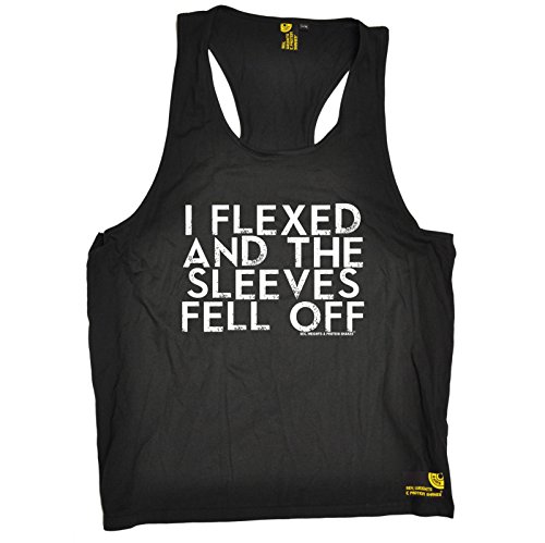 Premium Gym Bodybuilding - Men's I Flexed and The Sleeves Fell Off - Tank Vest