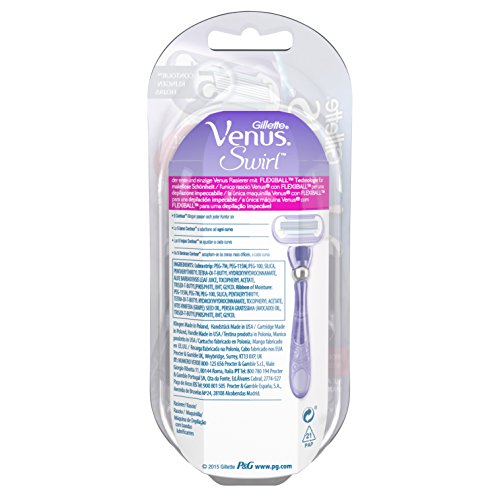 Gillette Venus Swirl Damenrasierer mit Flexiball Technologie, 1 Stück - 9