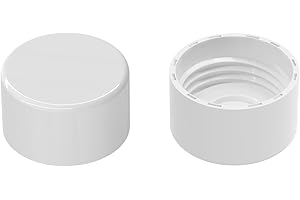 Mycket Soda Water Bottle Caps, 2 Packs Soda Carbonating Bottles Caps Compatible with Most Soda Machine Bottle（White）