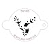 TAP Re-useable Face Paint Stencils - TAP005 Wind Dust