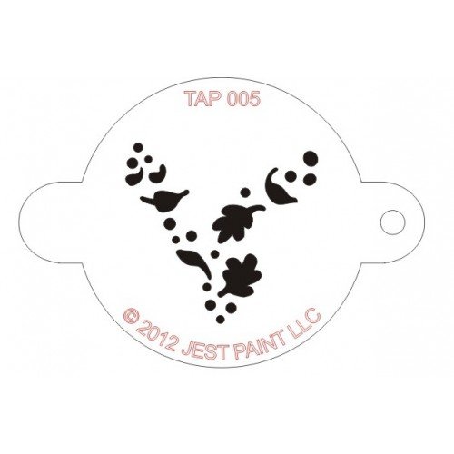 TAP Re-useable Face Paint Stencils - TAP005 Wind Dust