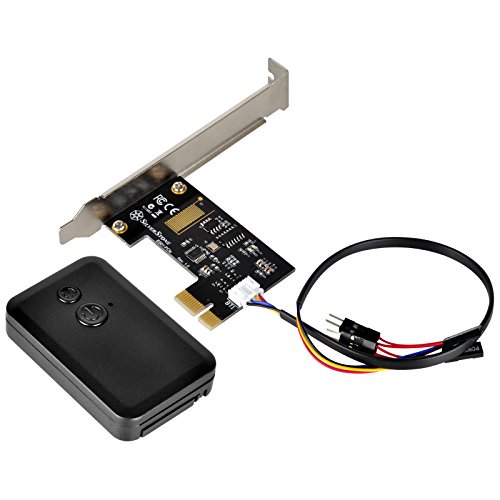 SilverStone SST-ES01-PCIe - 2.4G Funk-Fernbedienung für PC Power / Reset, PCIe
