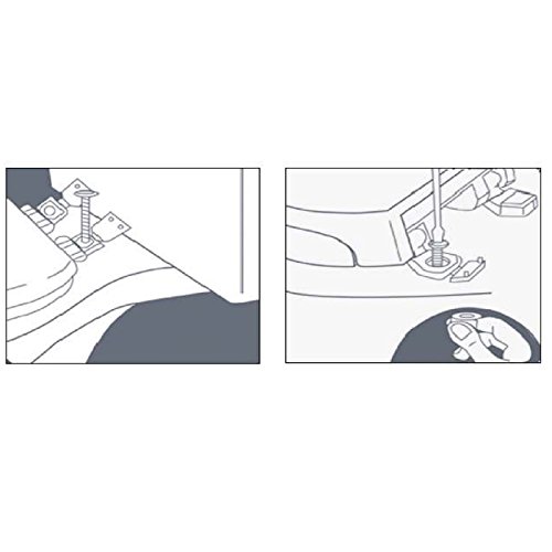 WC Sitz XXL Toilettensitz Klodeckel Klobrille bis 450Kg extra stabil Toilette - 4
