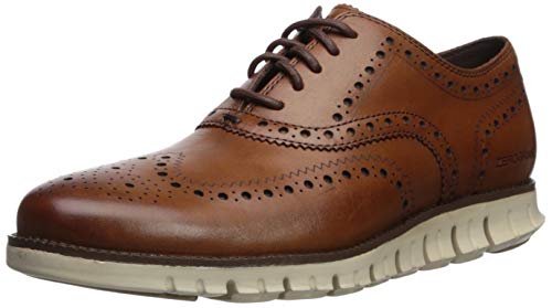 COZ7W|#Cole Haan Zerogrand Wing, Zapatos de Cordones Oxford para Hombre, British Tan, 41.5 EU