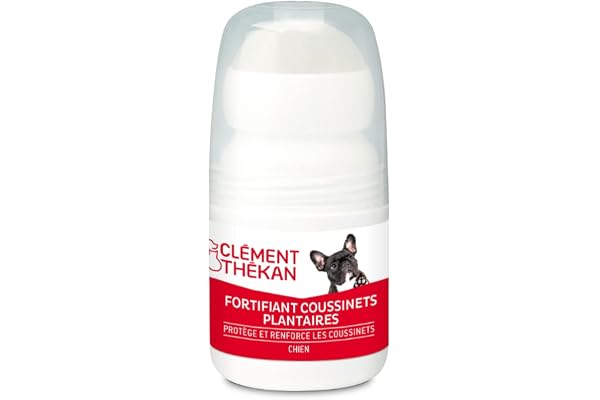 Clément Thékan - Fortifiant Coussinets Plantaires - Protège Les Coussinets plantaires des Chiens - Roll-on 70 ML