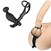 Produktbild SXOVO Anal Vibrator, Anal Plug mit 2 Erection Enhancing Cock Rings, 10 Modus Vibrierende Prostata Massagegerät für Mann
