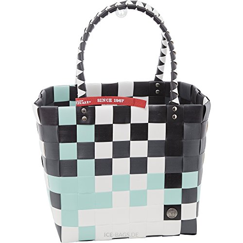 Witzgall ICE-BAG Shopper 5009-48 Einkaufskorb - grün, weiß, schwarz
