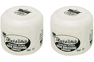 FGen Black & White Genuine Pluko Hair Dressing Pomade 50ml x2