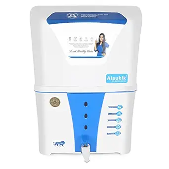 ALAUKIK Alkaline + ORP with Active Copper + Ro + UV + UF + TDS Controller/Adjuster RO Water Purifier-12 Liter Storage with High 3000 TDS Membrane Home and Office (Made In India)
