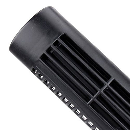 Tragbare Säulenventilator Klimaanlage USB Kühlung Schreibtisch Turmventilator – Schwarz, 33×10.5×10.5cm - 3