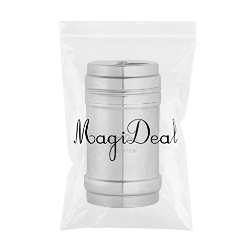 MagiDeal Edelstahl Gewürzdosen Gewürzstreuer Gewürzgläser Camping Picknick Pfefferstreuer Salzstreuer – Größe Auswählbar – S - 2