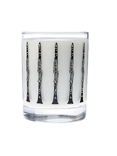 Preisvergleich Produktbild Trinkglas mit Klarinetten-Design