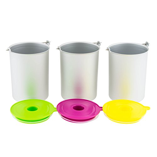 H.Koenig BO325, Speiseeisbehälter für Eismaschine HF250, Volumen: 1,5 L, silber - 6
