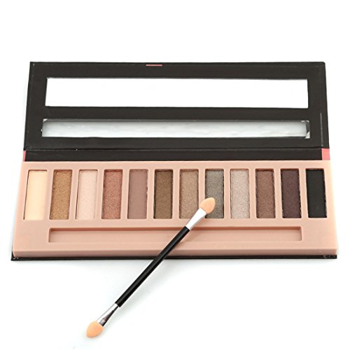 VWH 12 Farben Lidschatten Palette Makeup Eyeshadow Kosmetik Profi Augenpalette - 2