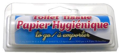 Cotton Buds Travel Toilet Tissue (Pack of 9) Clipstrip