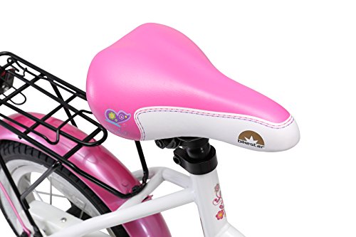 BIKESTAR® Premium Kinderfahrrad für sichere und sorgenfreie Spielfreude ab 3 Jahren ★ 12er Classic Edition ★ Flamingo Pink & Diamant Weiß - 4