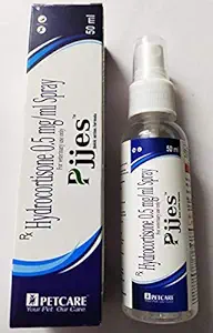 Pupkart Pjjes Spray for Anti Itching and Anti Allergic Instant Relief Spray for Dogs and Cats 50 ml