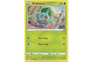 POKÉMON THE POKEMON COMPANY INTERNATIONAL Tarjeta Única BULBASAUR 001/078 Pokemon GO