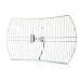 Produktbild ALFA Network AGA-2424 Wireless LAN Gitter Antenne 24dBi, 2.4GHz, UV Protected, Außenantenne, Outdoor und Indoor