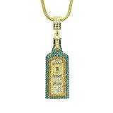 Verschluss: Karabinerhaken Bombay Gin Ice Out Herren Schmuck Kette Diamant Chain - Premium Spezialanfertigung!