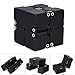 Produktbild YoungRich Fidget Cube Zappeln Cube Finger Spielzeug Stress Würfel Töten Zeit für Erwachsene Kinder Reise Home Office Schwarz