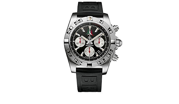 Breitling Orologio Cronografo Quarzo Uomo con Cinturino in Gomma  EAB101-3-18A : Amazon.it: Orologi