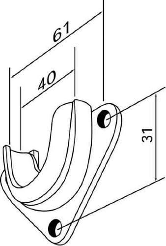 Rademacher 4021 Claw Mount for Tubular Motor 4000