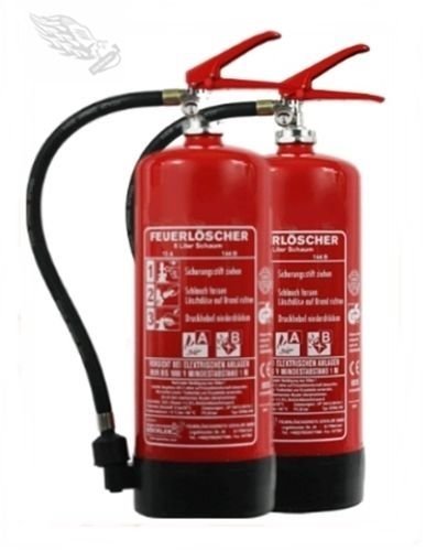 Preisvergleich Produktbild 2 Stück Schaumlöscher 6 Liter mit außenliegendem Prüfventil * NEU * Sparpaket